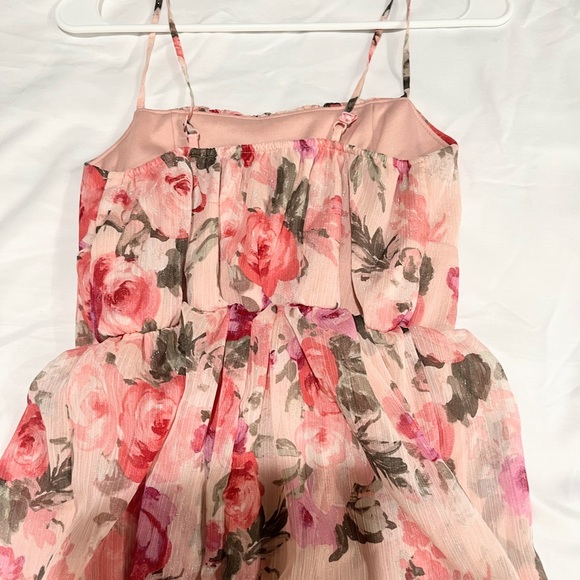 CRYSTAL DOLL Floral Maxi Dress Size 1 (Junior) - Picture 4 of 12
